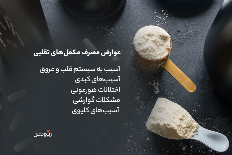 عوارض مصرف مکمل‌های تقلبی